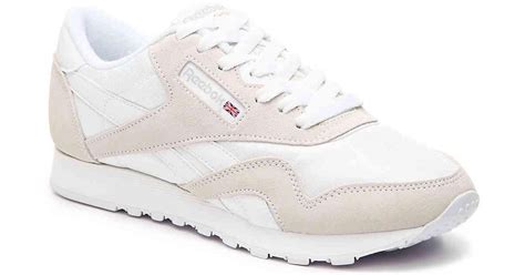 Reebok Classic Nylon Sneaker In White For Men Lyst