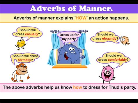Despite the subtle differences between these 5 types of adverbs, let's hear some adverb examples. EduBlog EFL: Adverbs of manner.