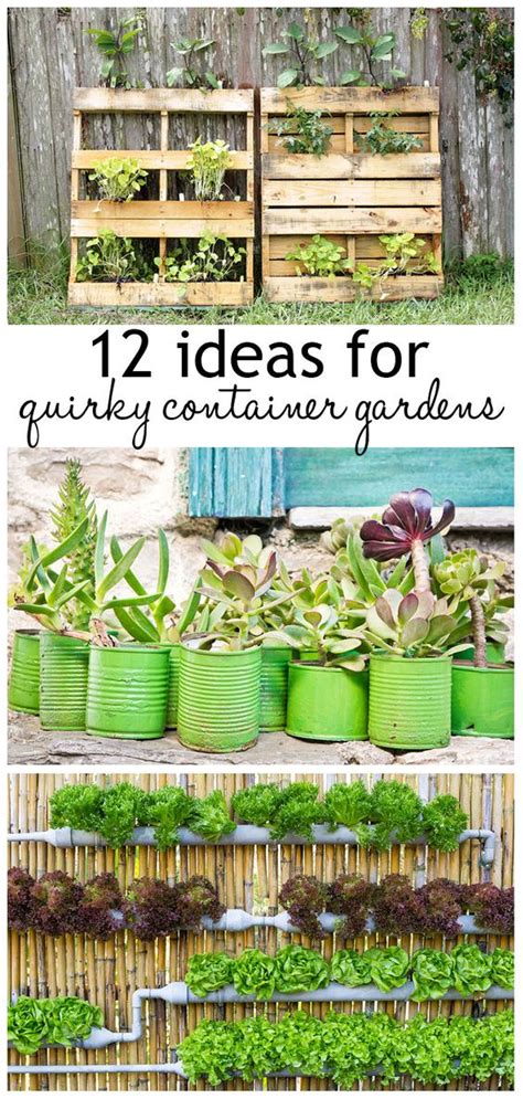Home and garden diy ideas. 12 Ideas For Quirky Containers Gardens - Everything About ...