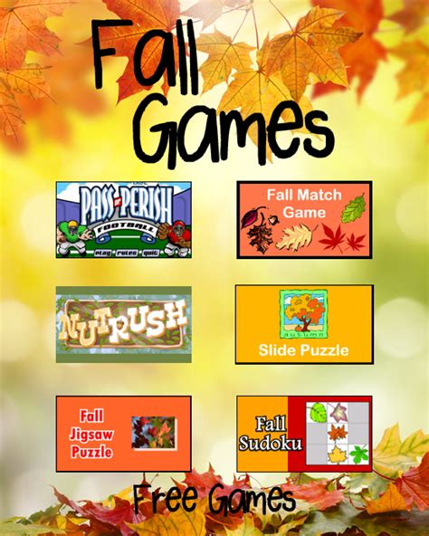 Fall Games • Free Online Games at PrimaryGames