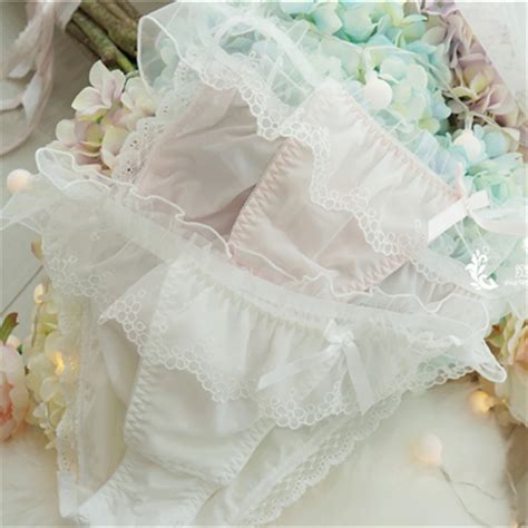 Princess Sweet Lolita Underwear Japanese Milk Silk Lace Soft Cotton