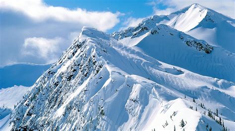 Beautiful Snowy Mountains Wallpaper 1920x1080 26902
