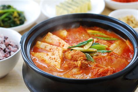 Ideally, you'd make this korean soup with kimchi that is several weeks old. Kimchi JJigae (Kimchi Stew) - Korean Bapsang