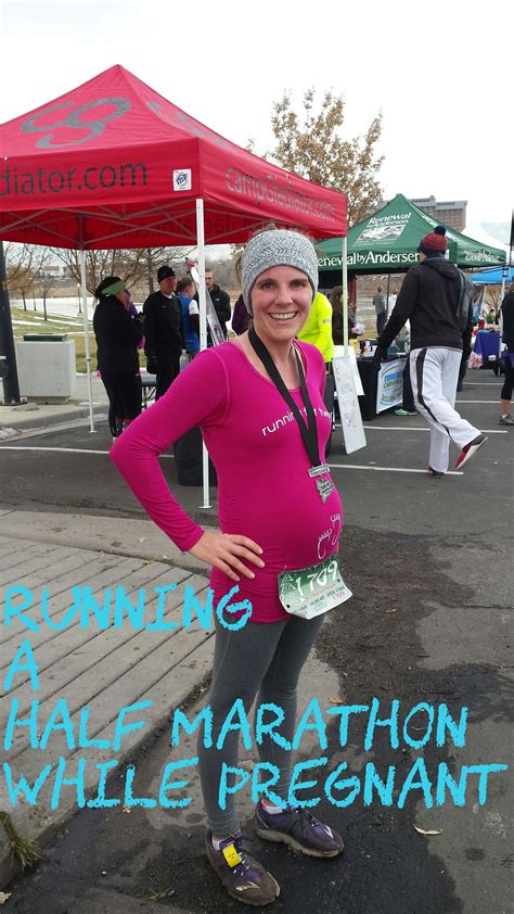 one woman s experience of running a half marathon while 21 weeks pregnant training half