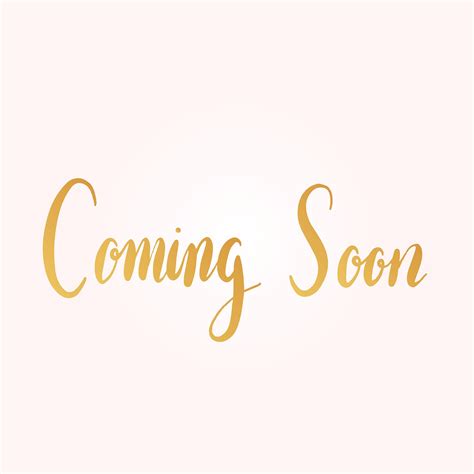 Coming soon typography style vector | Free vector - 517709