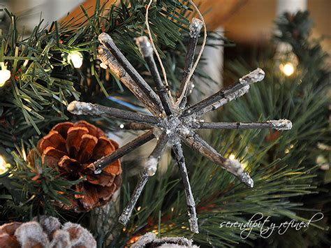 Serendipity Refined Blog Twig Ornaments Free Crafts From Mother Nature