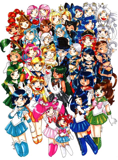 Sailor Scouts United Sm Fa By Mmystery On Deviantart