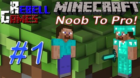 Minecraft Noob To Pro Tutorial 01 η πρώτη νύχτα Youtube