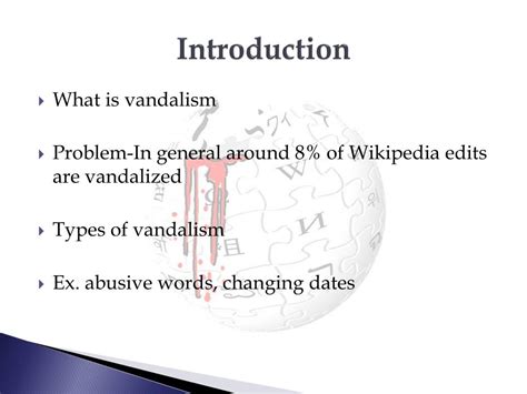 Ppt Vandalism Detection In Wikipedia Using Trustworthy Ranking And