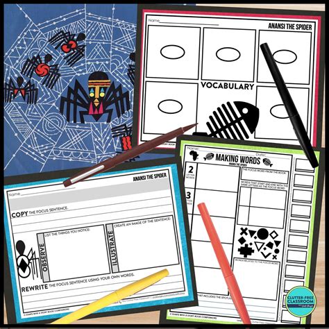 Anansi The Spider Activities And Lesson Plans For 2023 Clutter Free