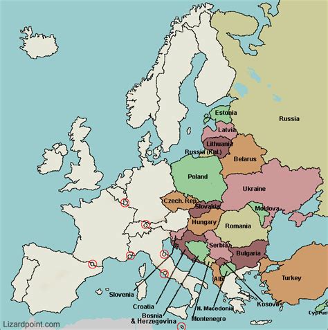 Test Your Geography Knowledge Eastern Europe Countries