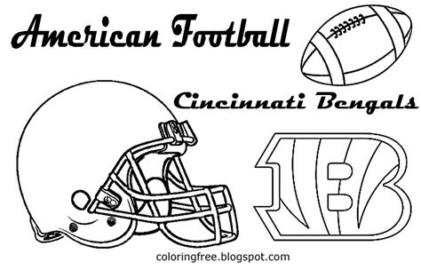 Cincinnati Bengals Coloring Pages - Learny Kids