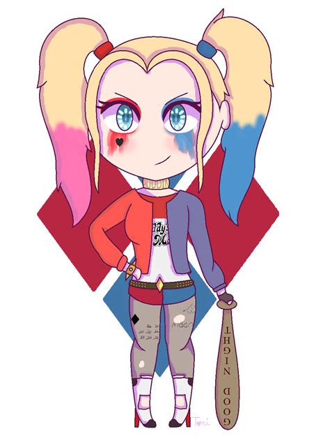 Chibi Harley Quinn Suicide Squad By Dabbadoit On Deviantart