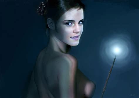 Rule 34 2012 Actress Breasts Celebrity Color Emma Watson Female Harry