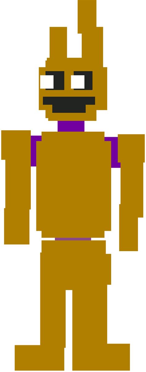 8 Bit Springtrap Purple Guy William Afton By Thef5deviants On