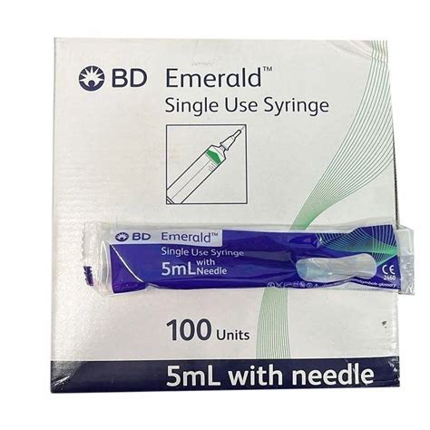 Medical Grade Polypropylene Luer Slip Bd Emerald Disposable Syringe At