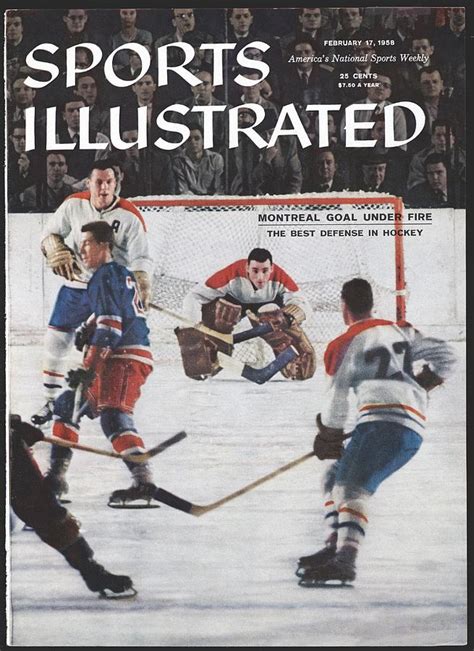 Montreal Canadiens Goalie Jacques Plante Sports