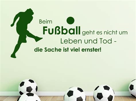 Der status in whatsapp kann in. Fußball Wandtattoo Beim Fußball... Sprichwort von ...