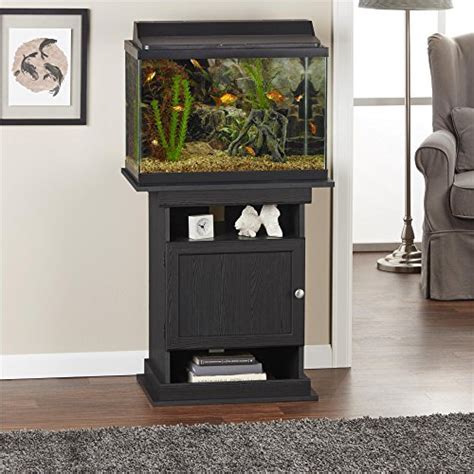 Ameriwood Home Flipper 1020 Gallon Aquarium Stand Black Oak 157 X