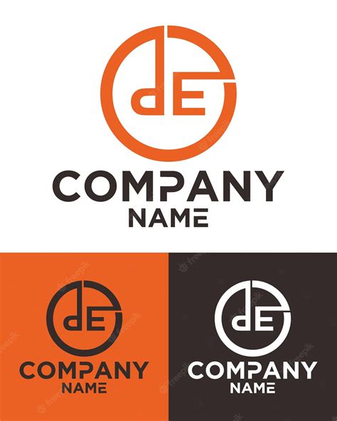 Premium Vector Initial Letter D E Logo Vector Design Template