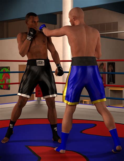 Fm Fight Club Poses And Impact Daz 3d