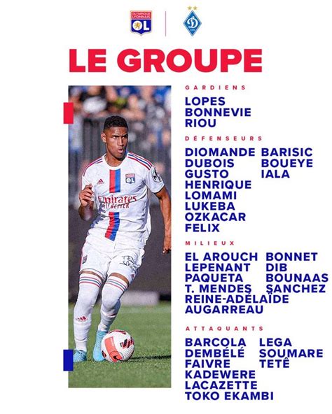 Olympique Lyonnais On Twitter Um Grupo De Lyonnais Para O