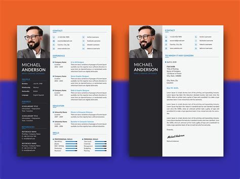 Second of all— they require you to be selective about what you want to put on your resume as your space is limited. Free Professional Resume Template with Matching Cover ...