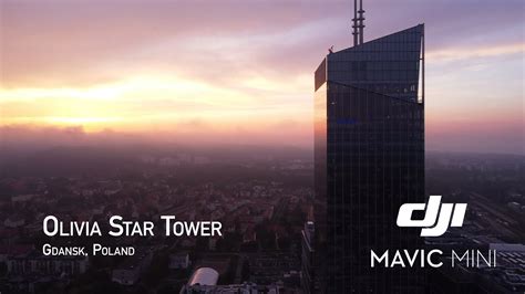 Olivia Star Tower Gdańsk Poland From Drone Dji Mavic Mini Youtube