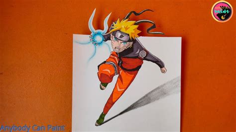 How To Draw Naruto Using Rasengan