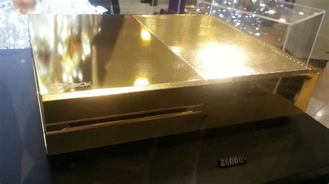 Gold Plated Xbox One Console Thatll Be £6000 Pictures Huffpost Uk