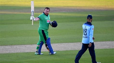 Engvsire 3rd Odi Stats Twin Centuries By Paul Stirling And Andy