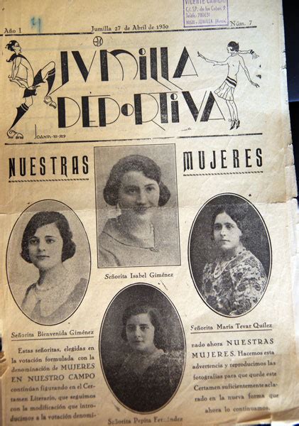 Historia De La Prensa En Jumilla Décadas De 1920 Y 1930 Región De