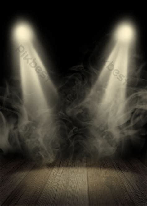 Light Effect Spot Spotlight Smoke Simple Background Psd Free Download