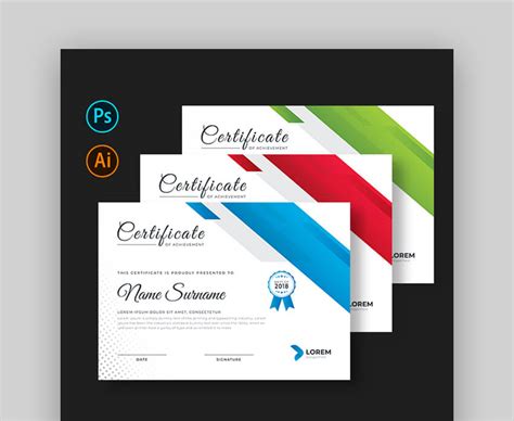 18 Best Free Certificate Templates Printable Editable Downloads