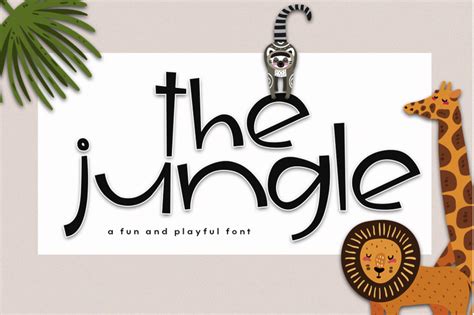 The Jungle A Fun Handwritten Font By Ka Designs