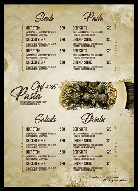 Service is quick and friendly. Italian Restaurant Menu Templates - 13 Best Selling Designs
