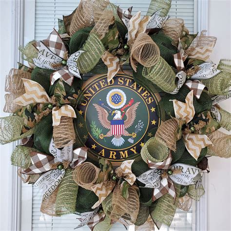 Us Army Wreath Us Army Military Wreath Patriotic Wreath Veterans