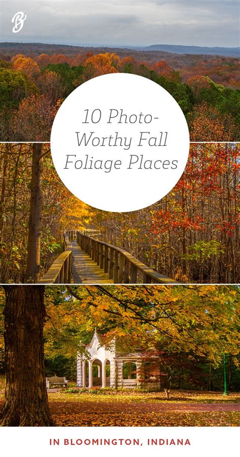 Bloomingtons Prettiest Spots For Fall Photos Bloomington Indiana