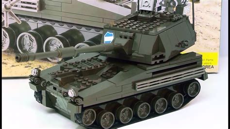 Oxford Bricks Army Tank K55 Howitzer Lego Compatible Brick Set Toy