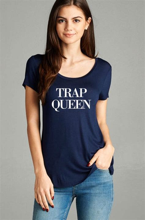 Trap Queen Graphic Tshirt Shirt Tee Top By Shopalphia On Etsy Trap