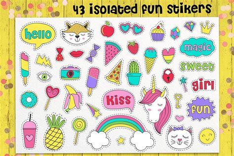 Stickers Collection For Girl Sticker Collection Girl Stickers