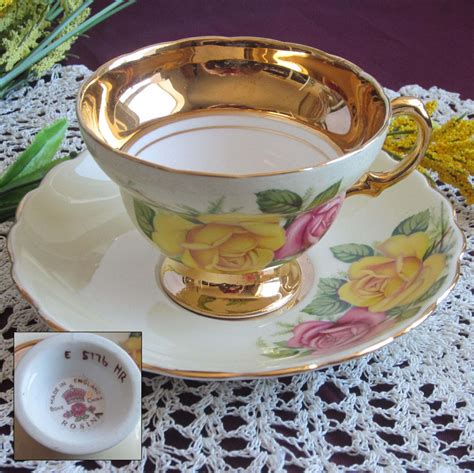Rosina E5176 Bone China Tea Cup And Saucer Made In England By
