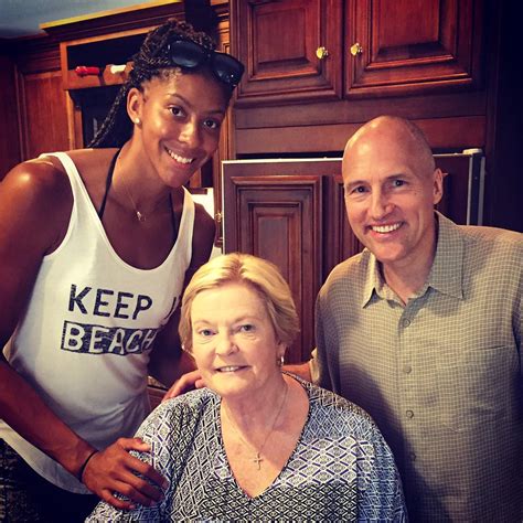 Pat Summitt On Twitter Great Visit With Candaceparker And Coach