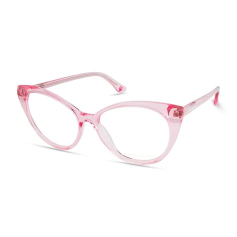 Pink Pink Pk 5014 Eyeglasses 074 Crystal Peach W Heart Temple