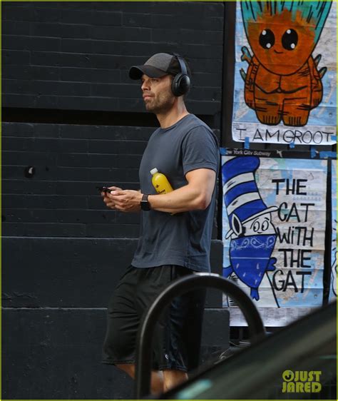 Sebastian Stan Is All Smiles After A Gym Session In Nyc Photo 4339799