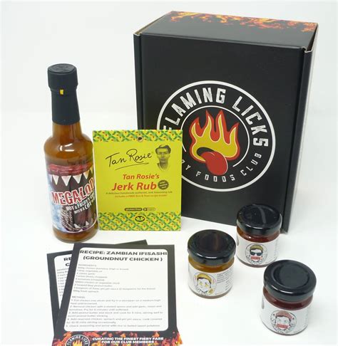 Hot Sauce Lover Subscription Box By Flaming Licks