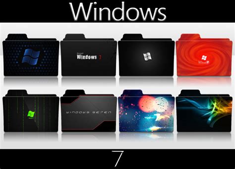 Windows 7 Folder Icon Pack By Newaged Clyde On Deviantart