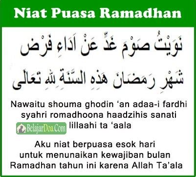 Terkadang banyak nama yang dipanggil kaisa, tetapi ditulis. Doa Niat Puasa Wajib Ramadhan Dalam Bahasa Arab Latin Dan ...