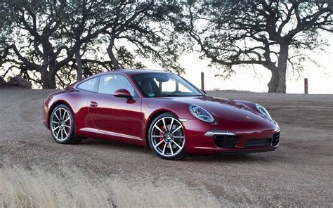 Trees Red Germany Turbo Wheels Sports Cars Roadster Porsche