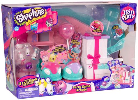 Shopkins Season 7 Join The Party Party Game Arcade Playset Moose Toys